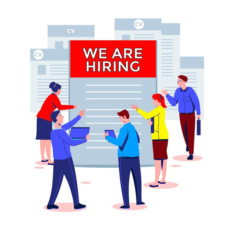 We are hiring poster