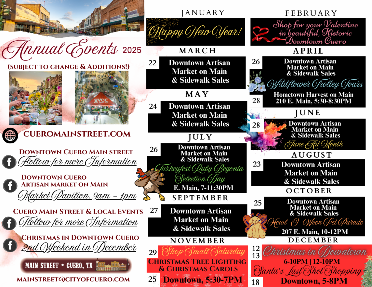 Annual Events 2025