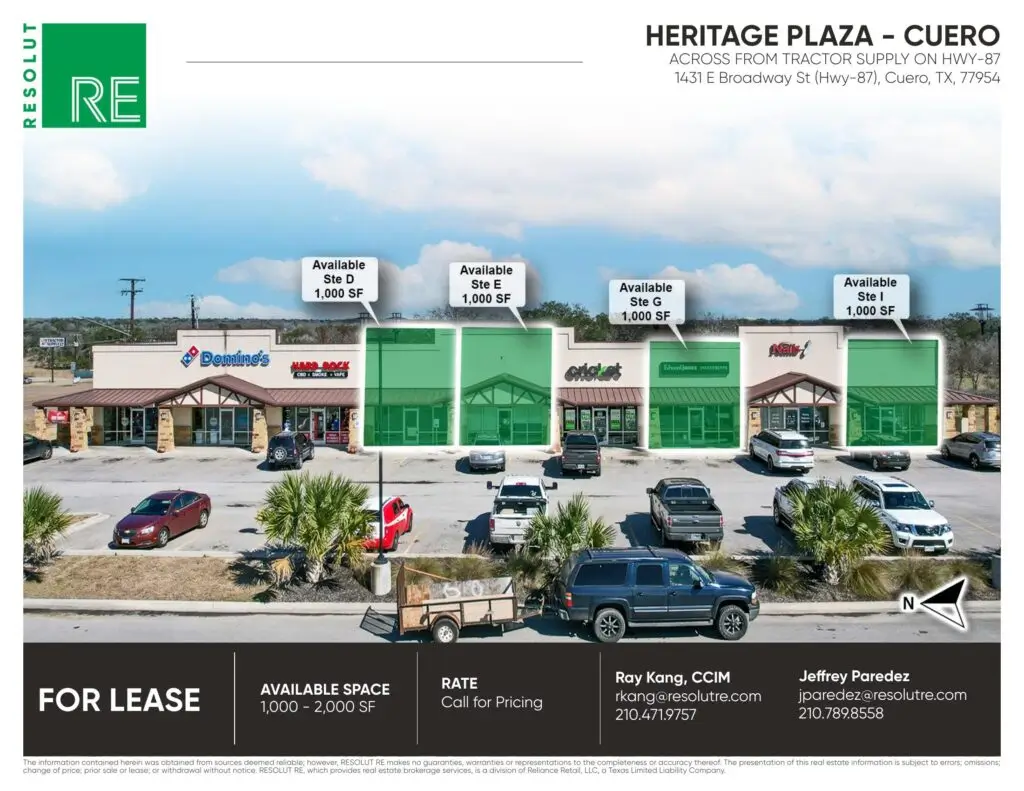 Available Commercial Properties in Cuero Texas