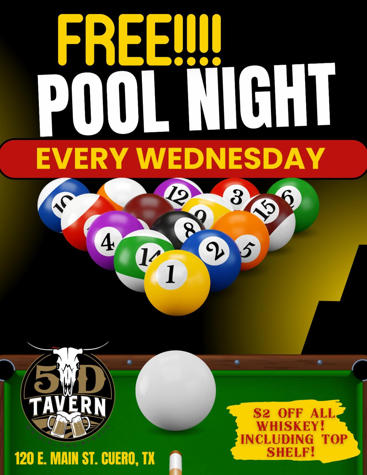 Free Pool Night