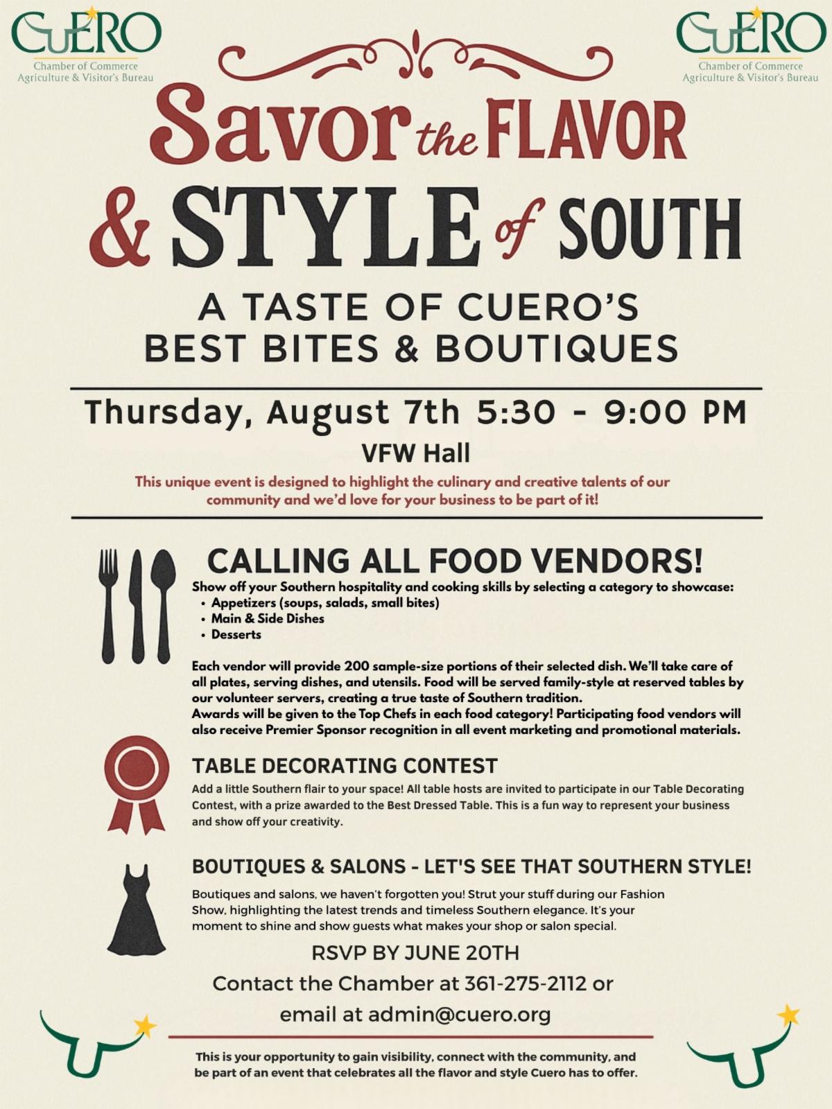 Savor the Flavor & Style of South