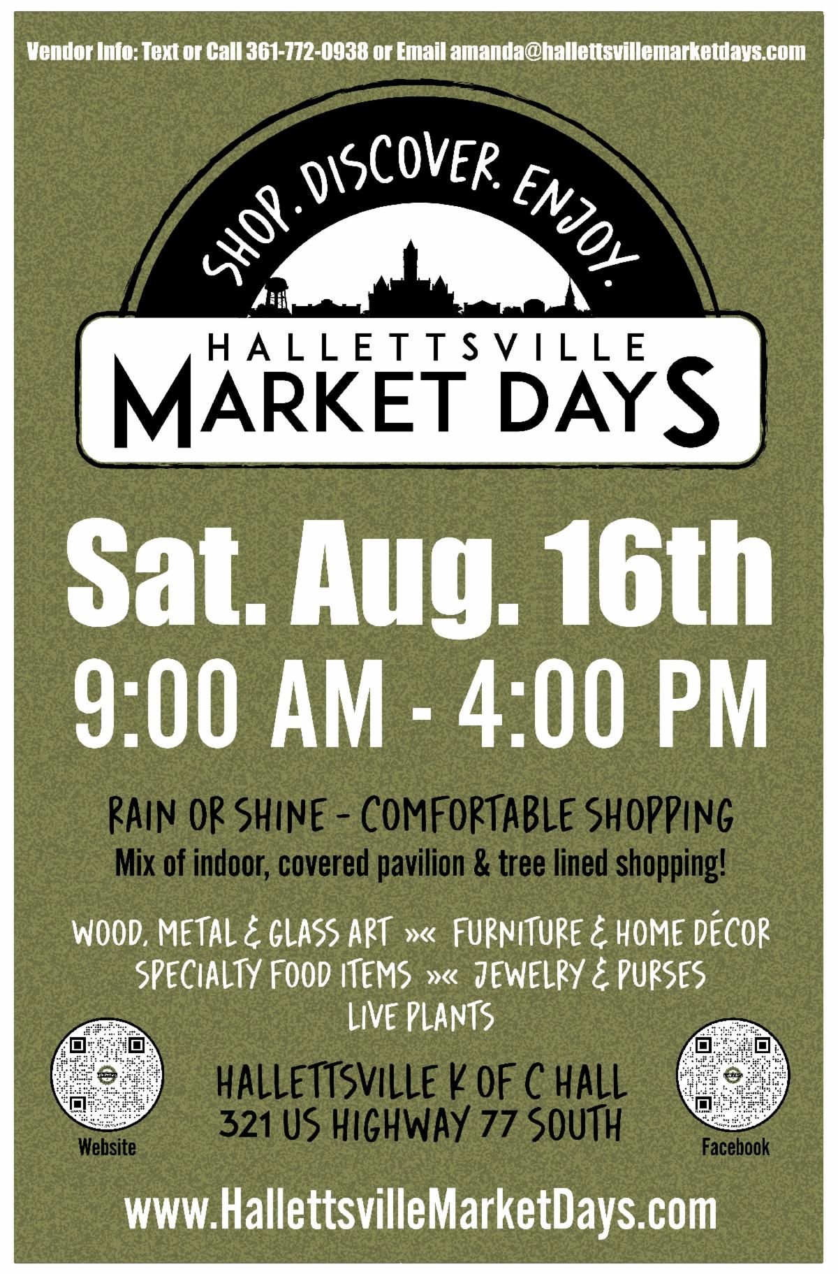 Hallettsville Market Days