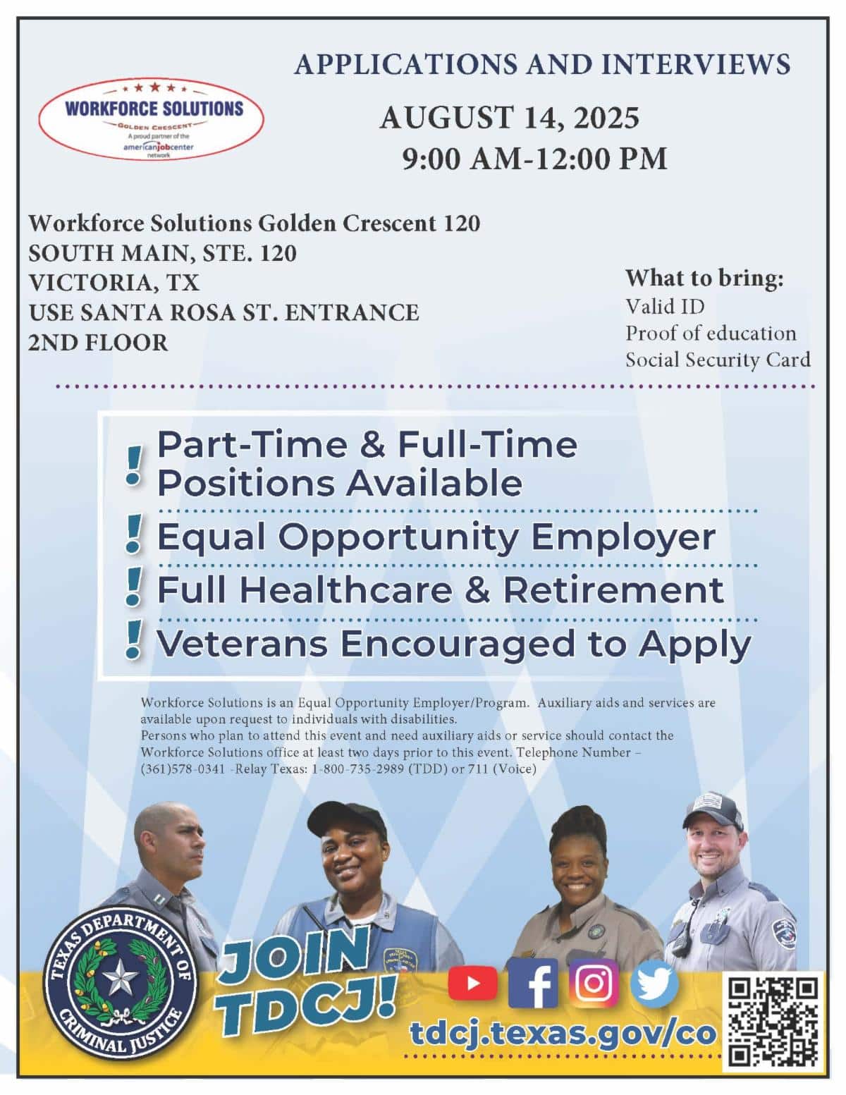 Workforce Solutions Applications and Interviews