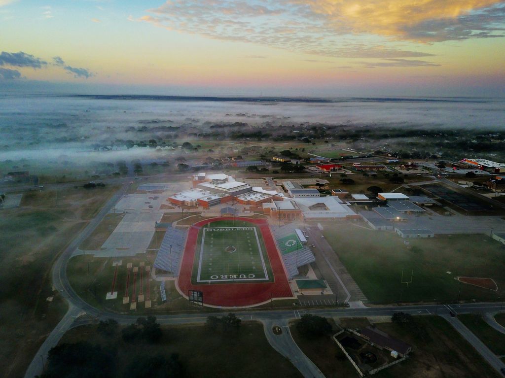 Cuero Courthouse Sunset